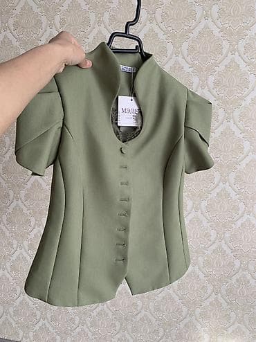 стильная весенняя куртка: Пиджак, Классическая модель, Made in KG, S — 2