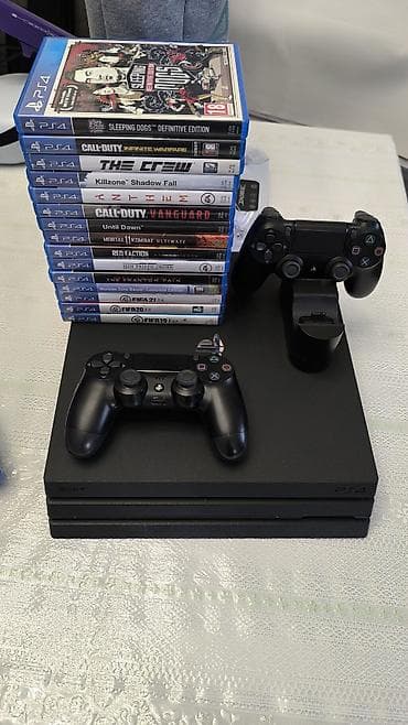 ps4 ремонт: PlayStation 4 Pro, + зарядное устройство в отличном состоянии + 15игр — 2
