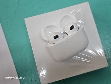 macbook apple: Беспроводные вкладыши наушники, Apple, Airpods 3, Новый — 1