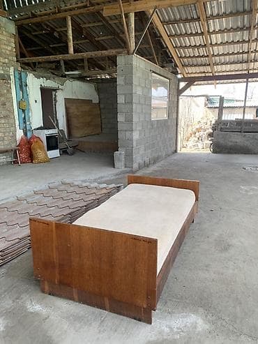 Двухъярусные кровати: Односпальная кровать с матрасом - Классическая деревянная — 2