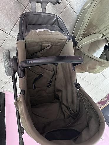 коляска адамекс: Детская коляска 2 в 1, оливковый цвет. В комплекте: - прогулочный блок — 3