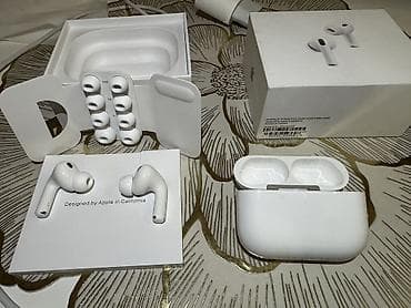 Мобильные телефоны и аксессуары: Беспроводные вакуумные наушники, Apple, Airpods Pro 3, Б/у — 2
