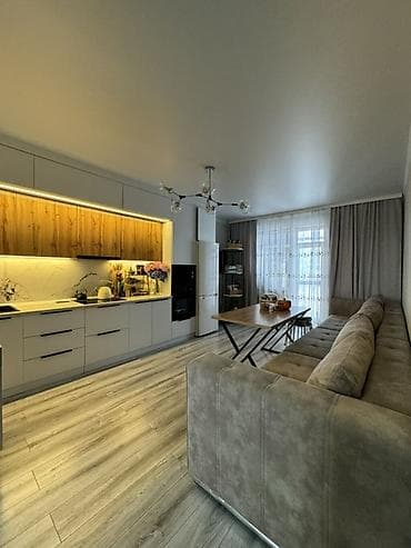 советский ахунбаева: 2 комнаты, 69 м², 4 этаж, Дизайнерский ремонт — 6