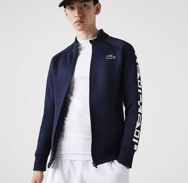 Толстовки: Мужская толстовка, M, Lacoste, Новый, цвет - Синий, Самовывоз, Платная доставка — 4