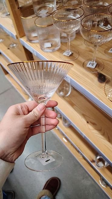 Бокалы на ножке для коктейлей/шампанского - Тип: коктейльные бокалы