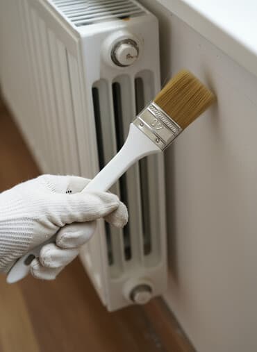 универсальный набор инструментов для дома: Кисть радиаторная DECOR 40 мм (арт. 750-038) - Тип: плоская — 1