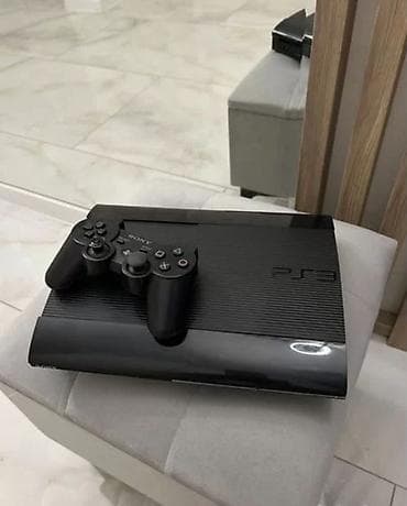 Видео оюндар жана приставкалар: PlayStation 3 Super Slim (PS3) — игровая консоль. Цвет: глянцевый — 1