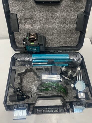 лазер строительство: Лазерный уровень Makita в комплекте с кейсом и аксессуарами — 4