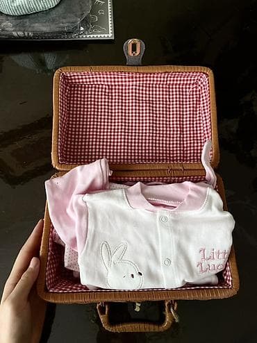 Джинсы и брюки: Комплект, цвет - Розовый, Новый — 2