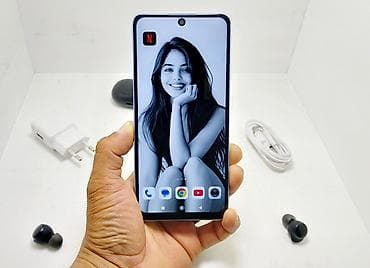 redm: Redmi, Redmi Note 13, Б/у, 128 ГБ, цвет - Голубой, 1 SIM, 2 SIM — 1