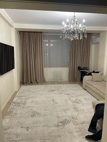 Недвижимость: 2 комнаты, 72 м², Асанбай мкр Элитка, 12 этаж, Евроремонт — 4