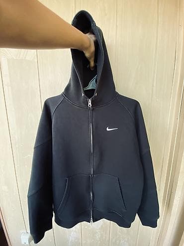 Nike x Supreme зипка спортивка Чёрный цвет, размер L на рост 173-174