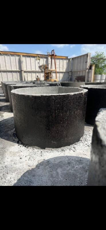 колцо бетон: Железобетонное (ЖБИ) кольцо для септика Размер: 110 x 90 x 10 см, Платная установка, В розницу — 15