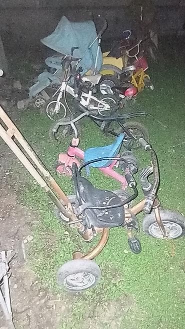 детские двухколёсные велосипеды: Набор детских транспортных средств для улицы. В комплекте на фото: - — 1