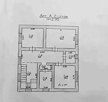 куршаб дом: Дом, 200 м², 6 комнат, Собственник, Дизайнерский ремонт — 7