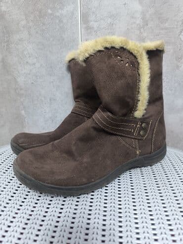 обувь на осень: Женские 41 р зимние полусапоги - Материал: внешний — коричневая — 2