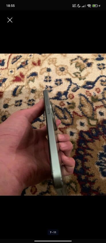 прочный телефон: Poco C75 5G, Б/у, 256 ГБ, цвет - Зеленый, 2 SIM — 4