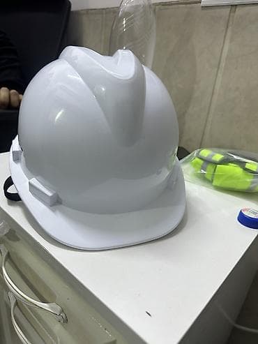 водный мото: Каска строительная с внутренней подвеской + светоотражающий — 5