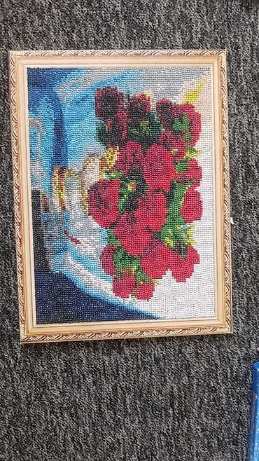 букет 101 роза: Цена договорная Картины “алмазной мозаикой” — 6