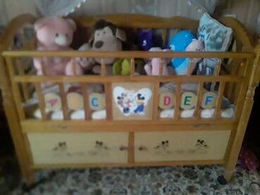 деревянную детскую кровать: Детская деревянная кроватка с балдахином — 1