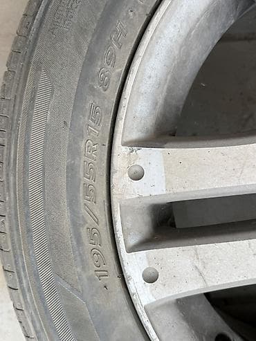 r15 100 4: Колеса в сборе 195 / 55 / R 15, Всесезонная, Комплект, Легковые, Литые, отверстий - 5 — 2