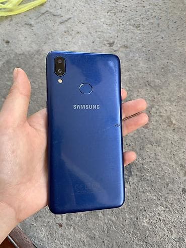 сансуи: Samsung Galaxy A10s, Б/у, 32 ГБ, цвет - Синий, 2 SIM — 1