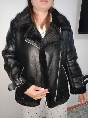 лыжный форма: Женская и детская верхняя одежда + нарядное платье 1) Дублёнка-жакет — 1