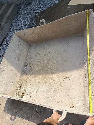 Стальная строительная корыто‑лоток для раствора/щебня/сыпучих