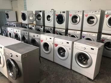 экран для компьютера: Стиральная машина LG, Б/у, Автомат — 4