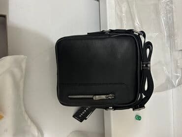 купить мужской клатч из натуральной кожи ручной работы: Барсетка, Материал: Натуральная кожа, Застежка на молнии, Оригинал, Регулируемый ремень, Новый — 10