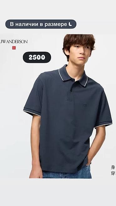 оптом платок: Мужская футболка, L, Uniqlo, Новый, Самовывоз, Платная доставка — 3