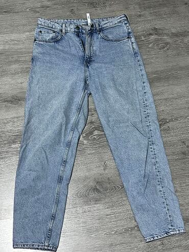 джинсы на девочку: Джинсы, Турция, Высокая талия, L — 6