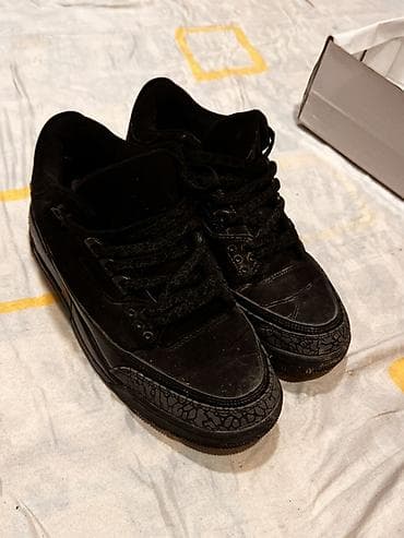 Jordan 3 black cat б/у цена договорная Кроссовки в классическом