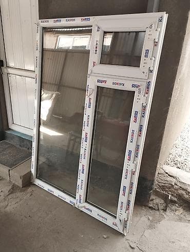 Готовое пластиковое окно, Тип окна: Стандартные, Декоративные особенности: Фрамуга, Новый, Без установки, Без рассрочки at lalafo.kg Готовое пластиковое окно, Тип окна: Стандартные, Декоративные особенности: Фрамуга, Новый, Без установки, Без рассрочки
