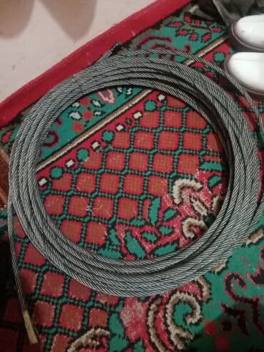 газон в рулонах: Тросс продаётся толщина 1,2см новый 50 м в бухте, есть 8 шт таких — 1