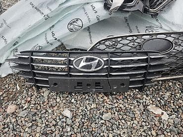 dn8 sonata: Накладка на бампер Hyundai, Б/у, Оригинал — 2