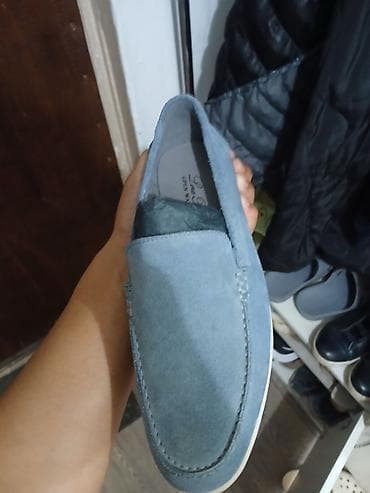 Лоферы, 40, Loro Piana, Новый, цвет - Голубой