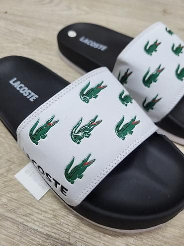 джинсы ливайс: Мужские сандалии, 41, Lacoste, Новый, цвет - Черный, Платная доставка — 3