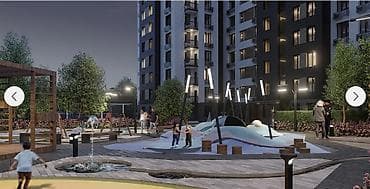 парковая: 1 комната, 50 м², Элитка, Элитка, 13 этаж, ПСО (под самоотделку) — 4