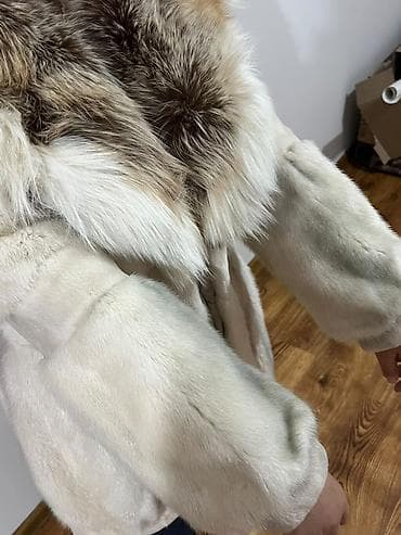 tech flece: Шуба, По колено, M — 4