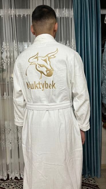 женские махровые халаты больших размеров: Мужской домашний костюм, XS, S, M, Новый, цвет - Белый, Самовывоз, Бесплатная доставка, Платная доставка — 7