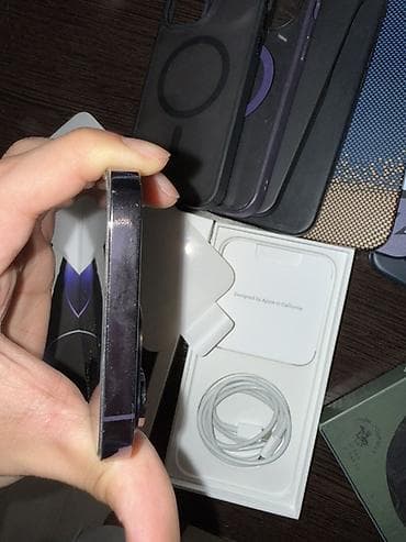 aifon 14 pro max: IPhone 14 Pro Max, Б/у, 1 ТБ, Deep Purple, Коробка, 81 % — 3