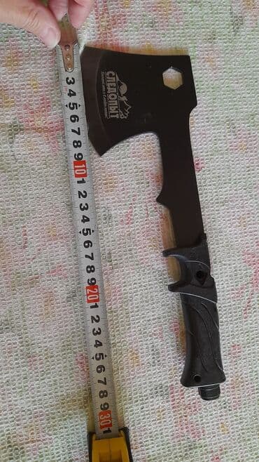 Теплицы: Топор (топорик) "Следопыт". Размер 30 см. Повреждено немного лезвие — 8