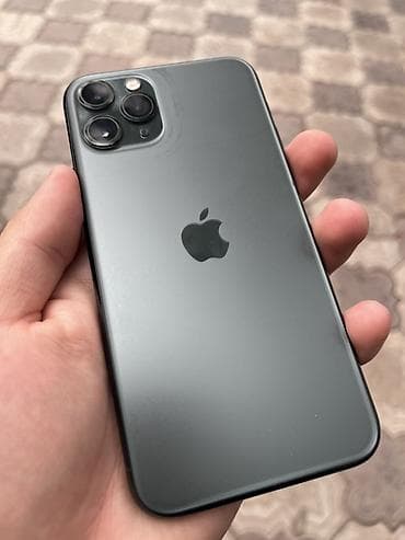 IPhone 11 Pro, Б/у, 256 ГБ, Matte Midnight Green, 75 %