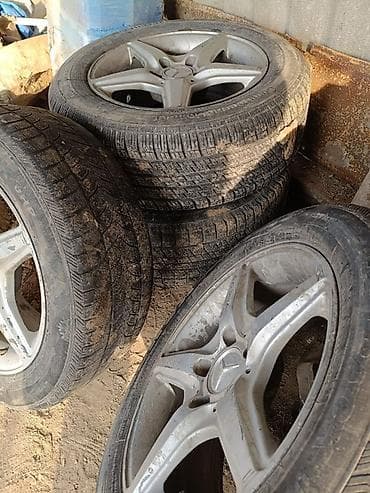 Капкактар: Дөңгөлөктөр монтажда 225 / 55 / R 17, Кыш, Комплект, Жеңил унаалар, Куйма, тешиктери - 5 — 2