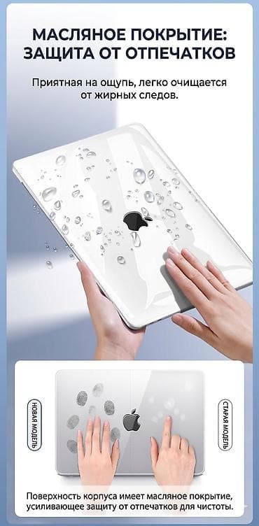 бу iphone 12: Прозрачный защитный кейс для ноутбука (серия для MacBook AIR 13) - — 4