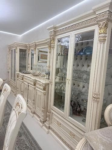 баткен мебел: Уктоочу бөлмө гарнитуру, Колдонулган, Шкаф, Турция, Жыгач, Өзү алып кетүү, түсү - Ак — 6