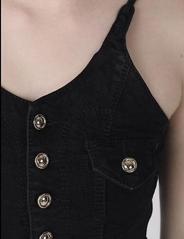 платья джинсовые: Повседневное платье, Лето, Длинная модель, Джинс, Платье-комбинация — 4