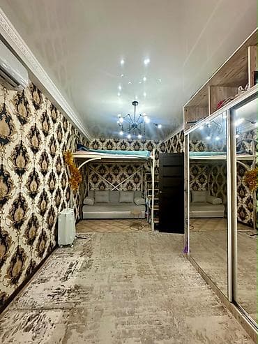1 комната, 32 м², Индивидуалка, Дордой Плаза ТРЦ Индивидуалка, 3 этаж, Косметический ремонт — 3