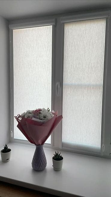 Текстиль: Рулонные шторы на пластиковые окна - Тип: рулонные шторы (ролеты) с — 1